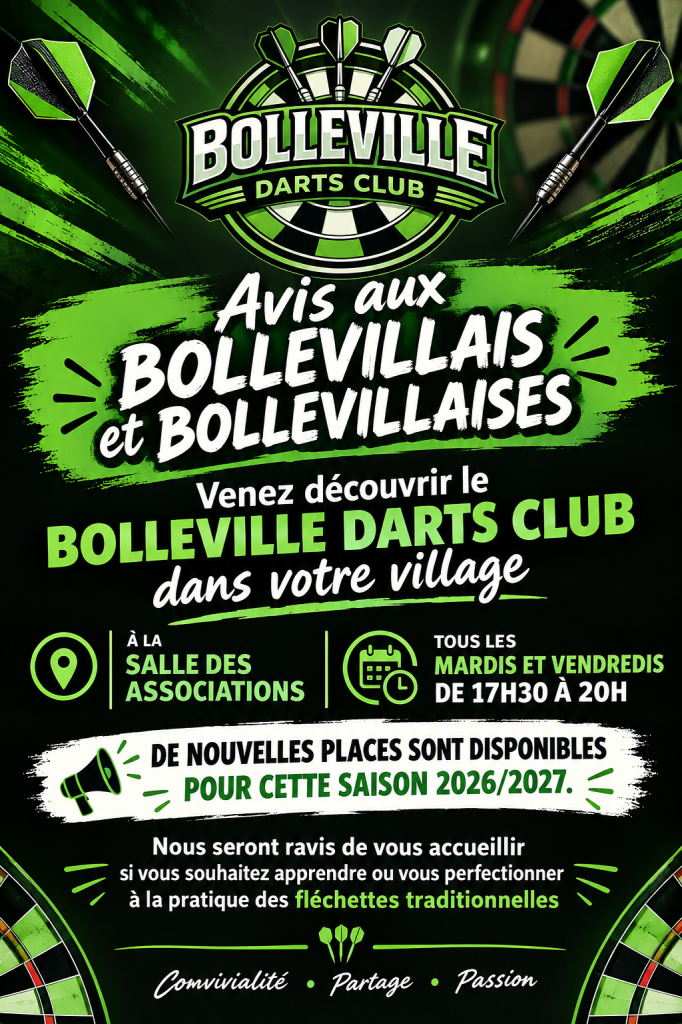 BOLLEVILLE DARTS CLUB